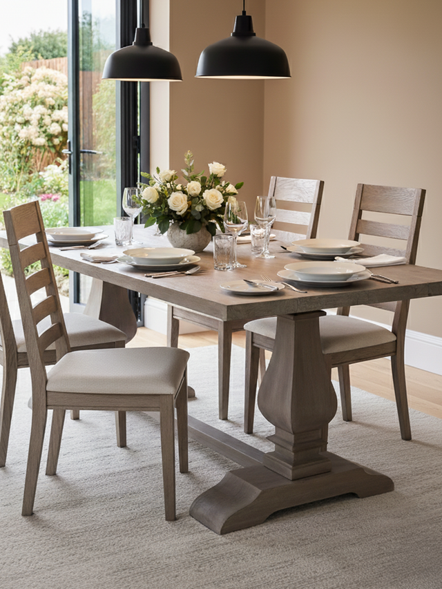 Allister Wooden Dining Table