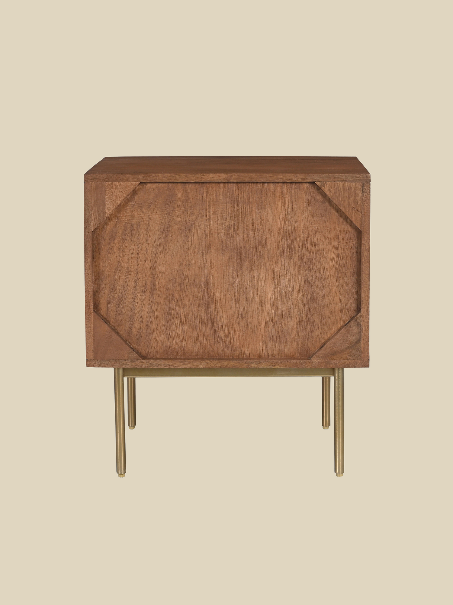 Caspian Two Drawer Bedside Table