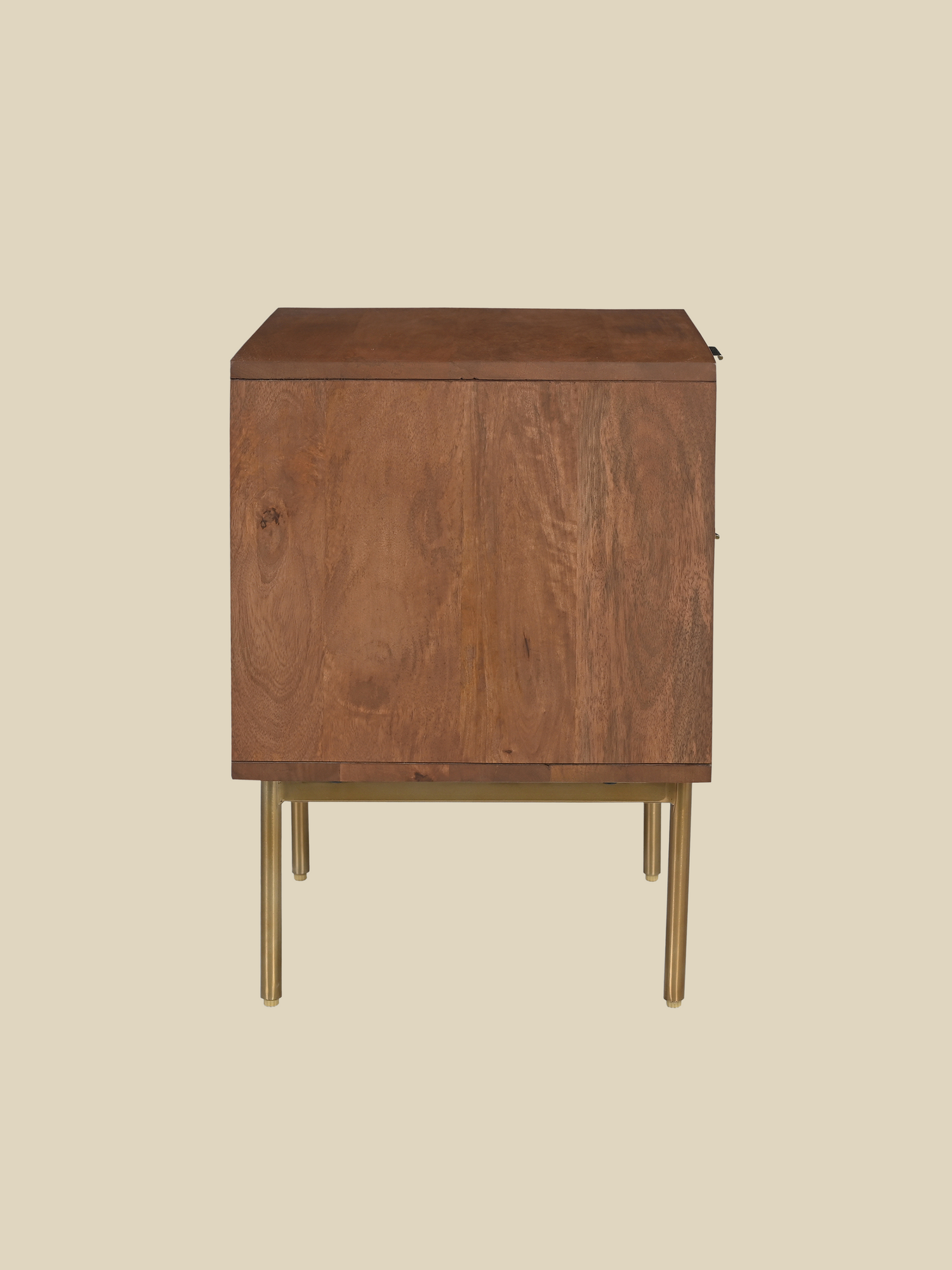 Caspian Two Drawer Bedside Table