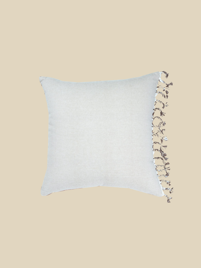 Cyril Coral Cotton-Linen Cushion