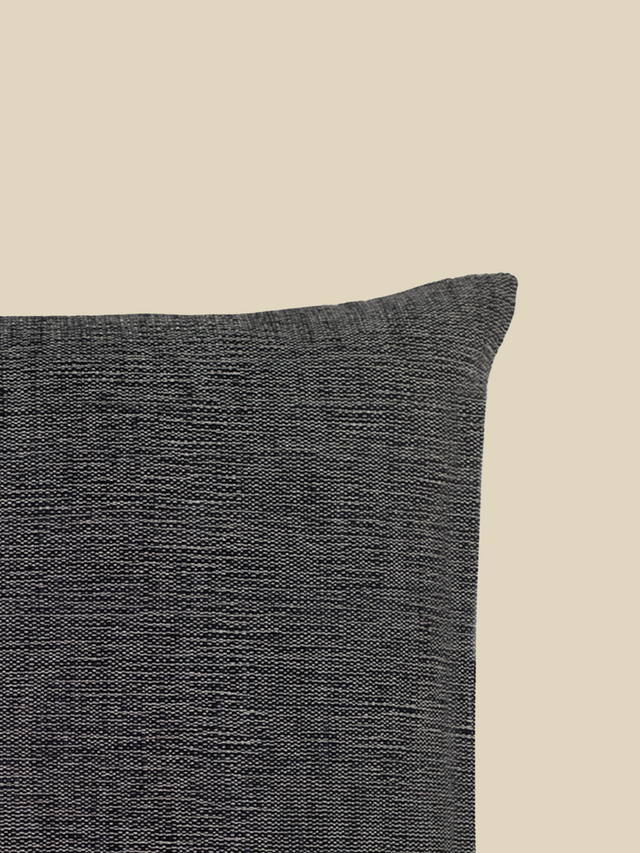 Justine Charcoal Cotton Cushion