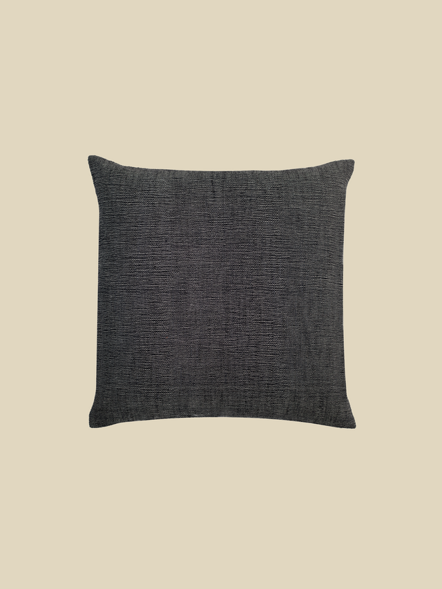 Justine Charcoal Cotton Cushion