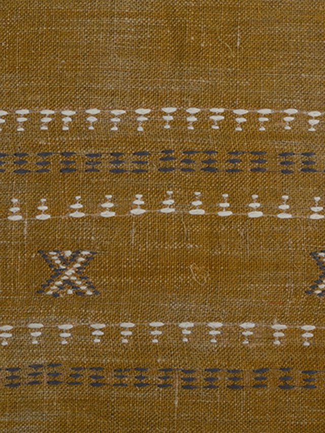 Cyril Yellow Cotton-Linen Cushion