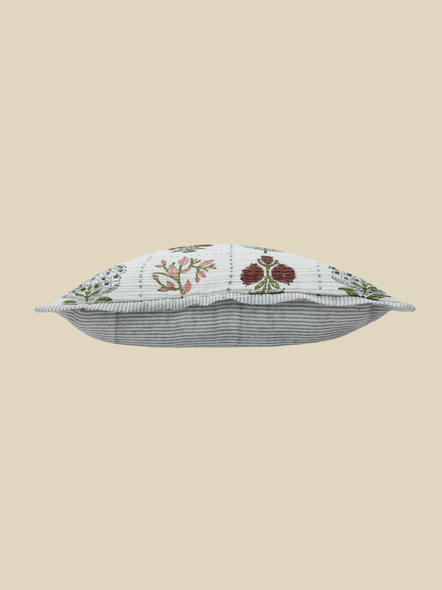 Sayani Embroidered Cotton Cushion
