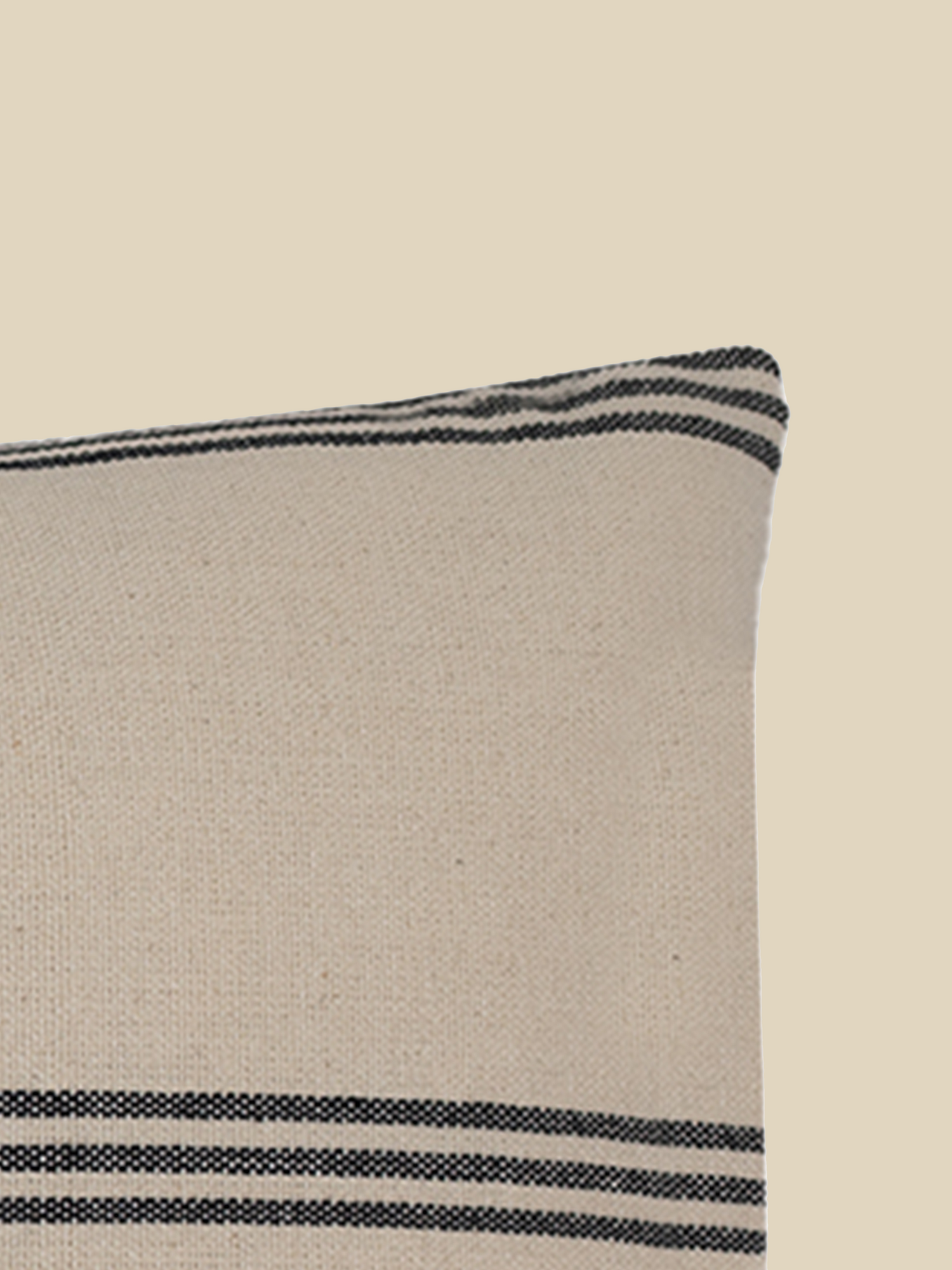 Kayali Black & White Cotton Cushion