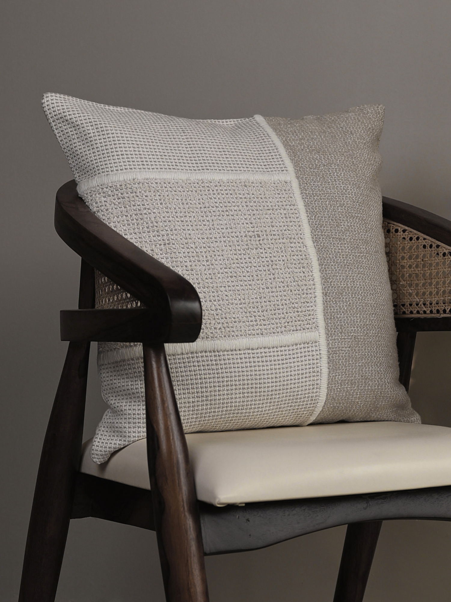 Lyric Cotton-Wool Cushion