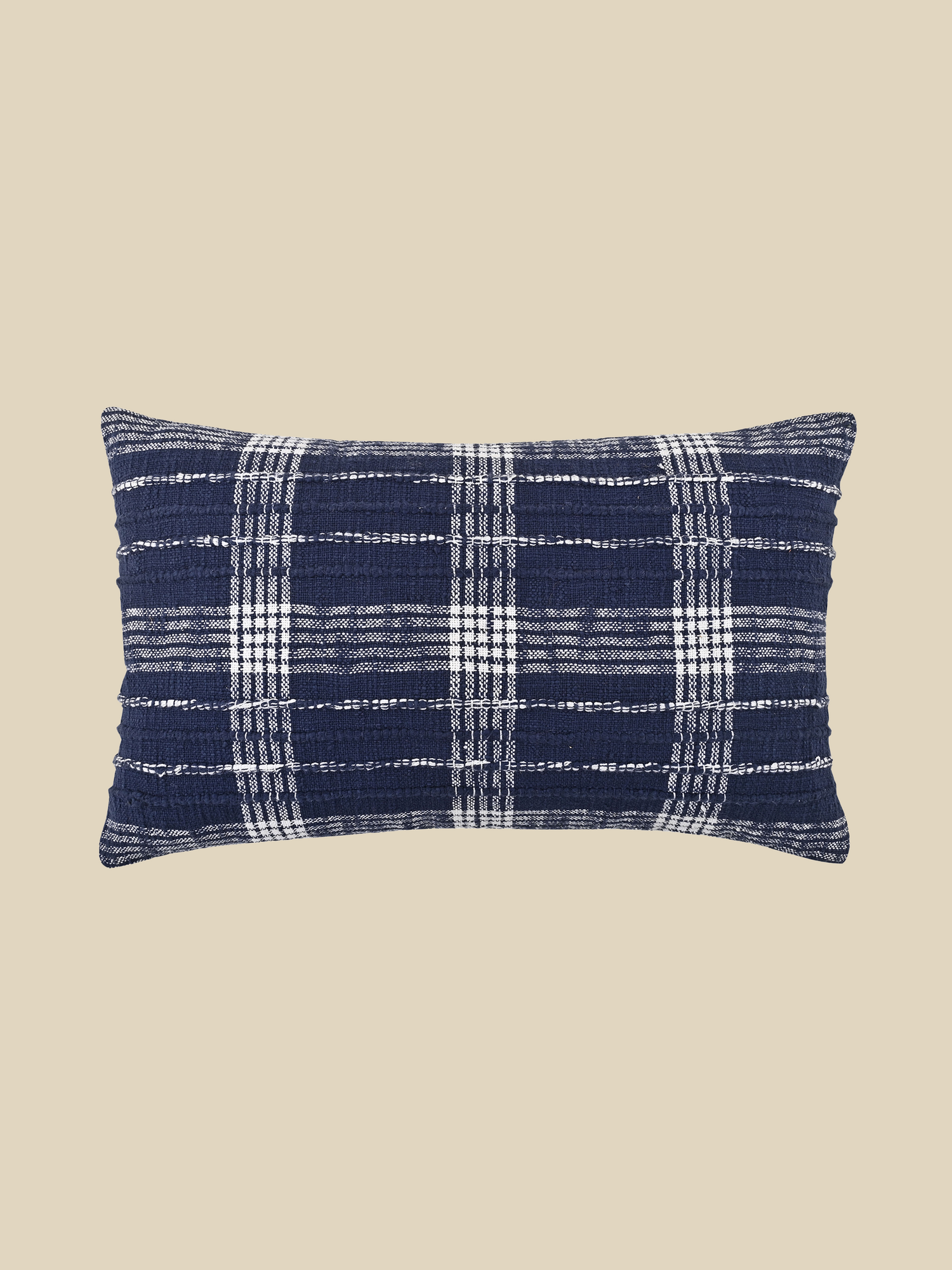 Talia Blue Cotton Cushion