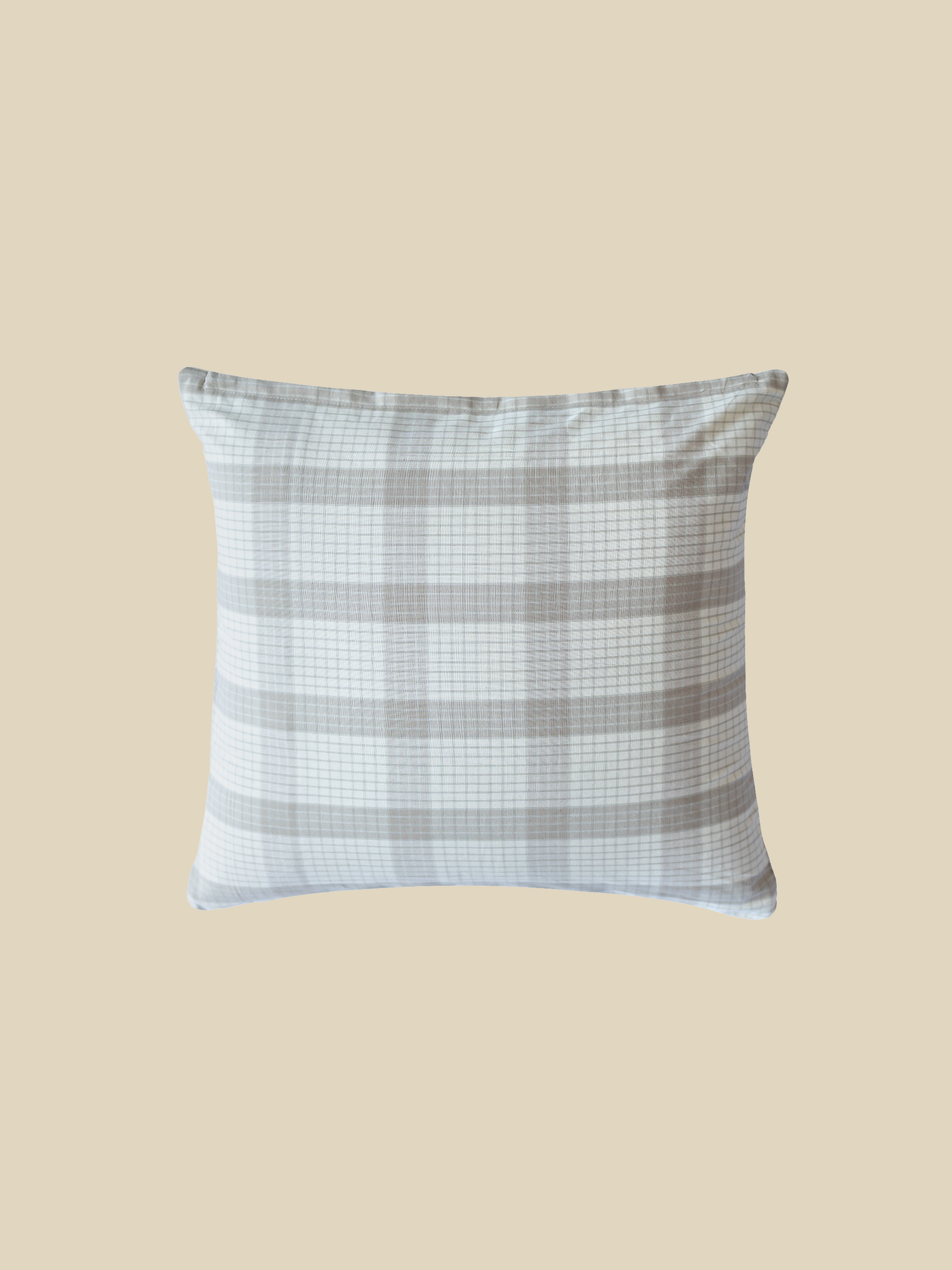 Festive Charm Embroidered Cotton Blend Cushion
