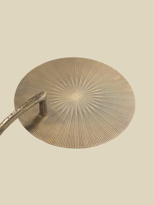 Ambrose Marble-Iron Side Table