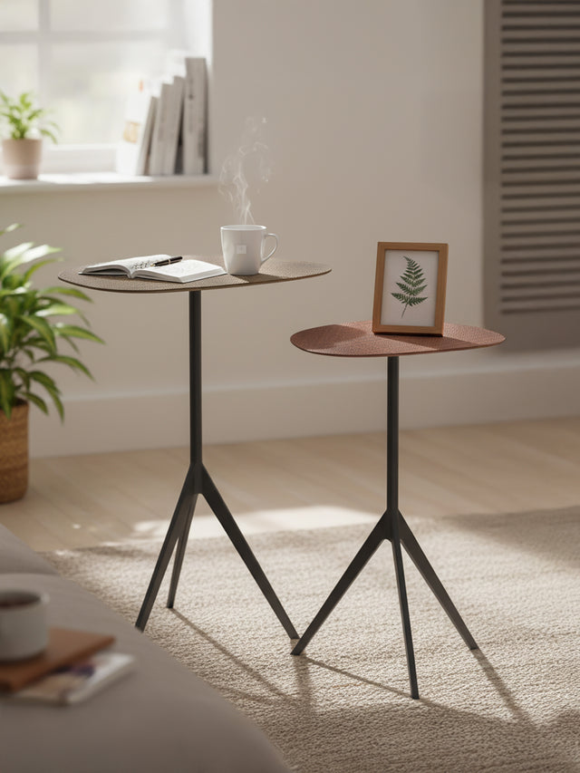 Ember Set of 2 Iron Side Tables
