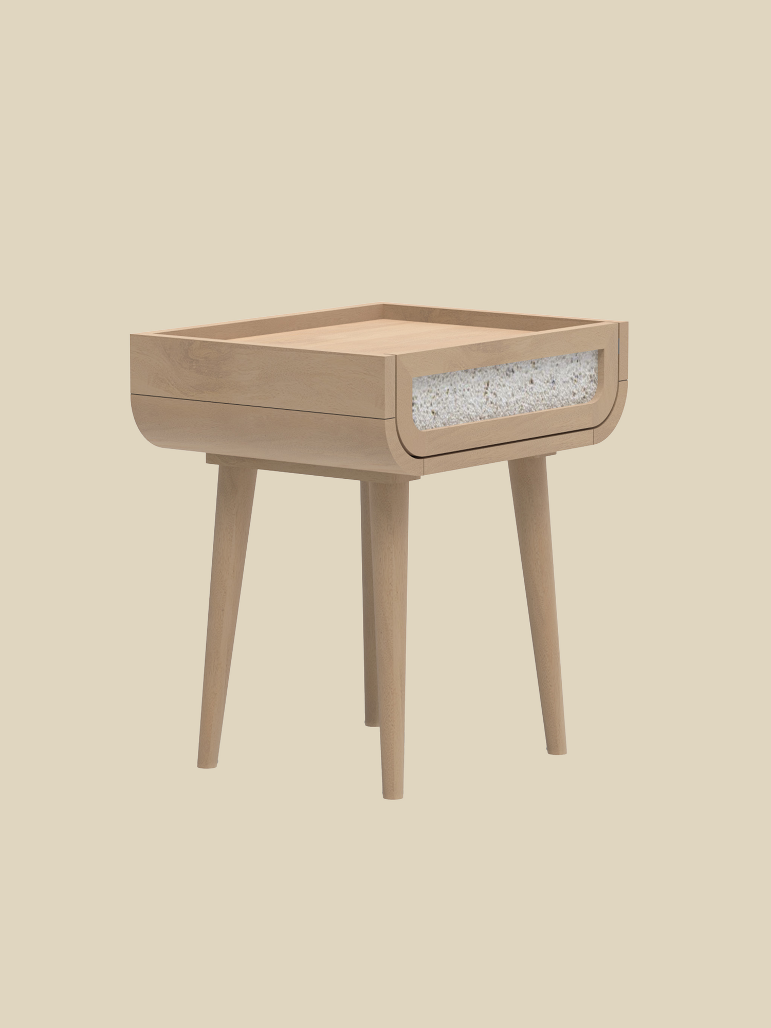Kael Bedside Table - Natural