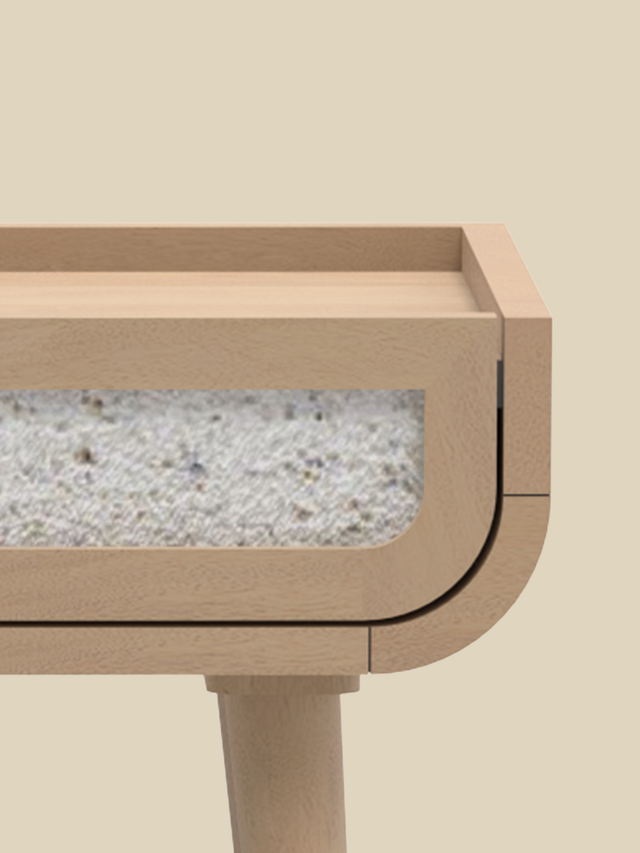 Kael Bedside Table - Natural
