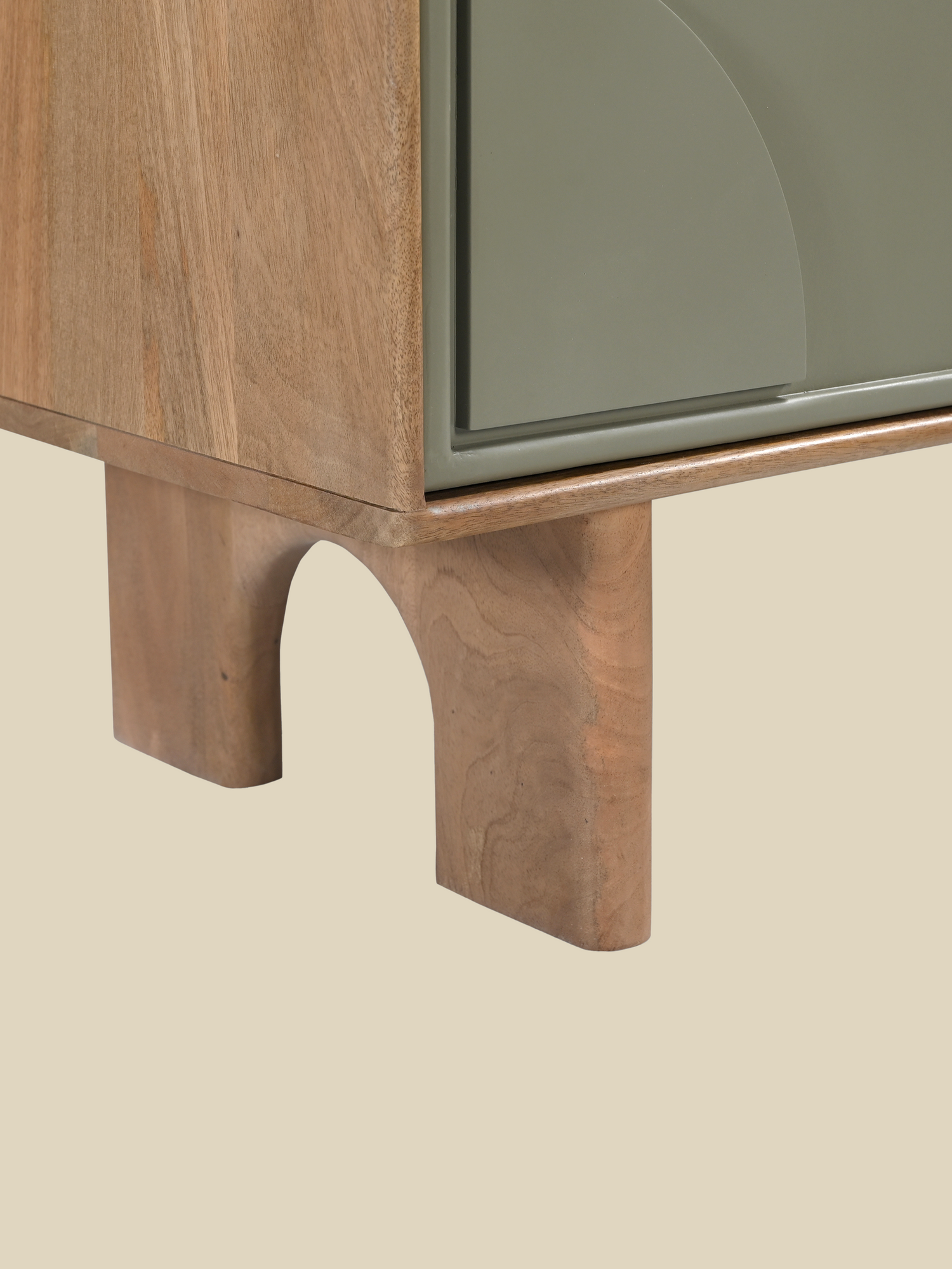 Verde Two Drawer Bedside Table