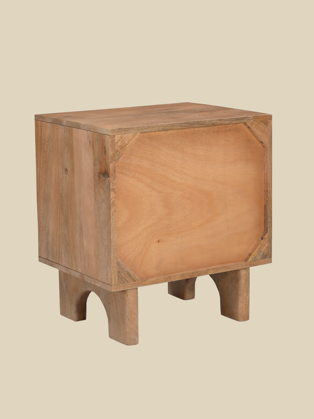 Verde Two Drawer Bedside Table
