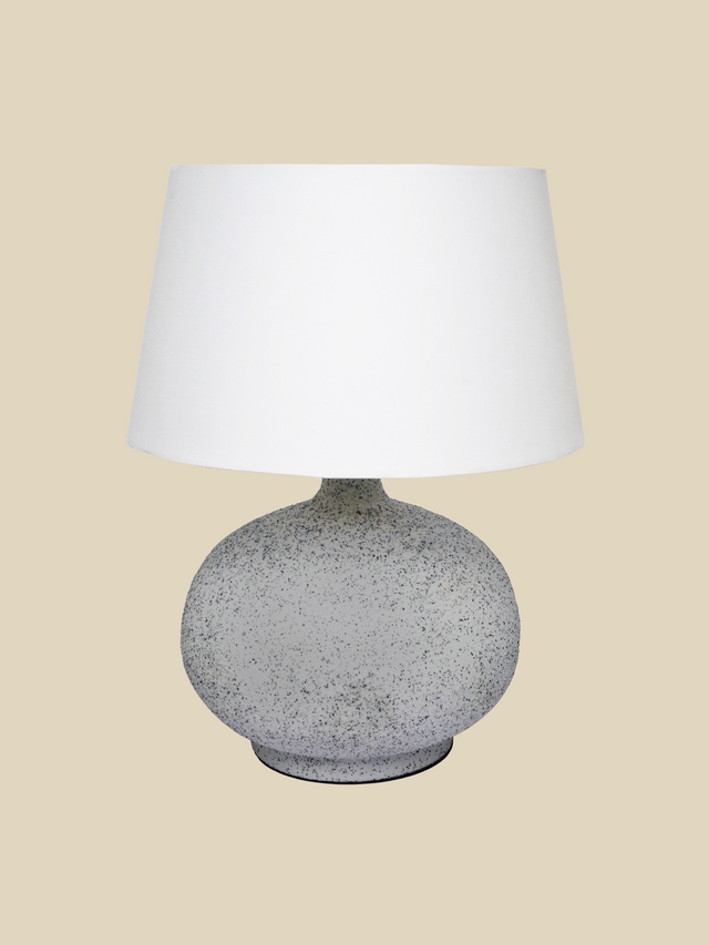 Rune Textured Metal Table Lamp