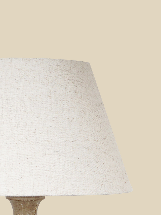 Solace Distressed Wooden Table Lamp