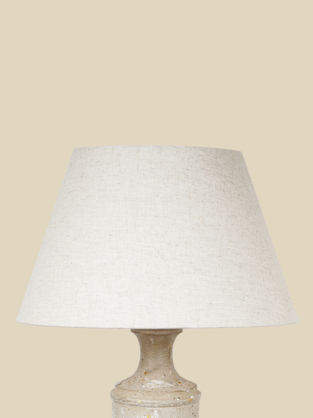Solace Distressed Wooden Table Lamp