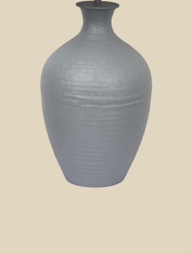James Grey Metal Table Lamp