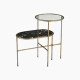 Nirva Mixed Material End Table