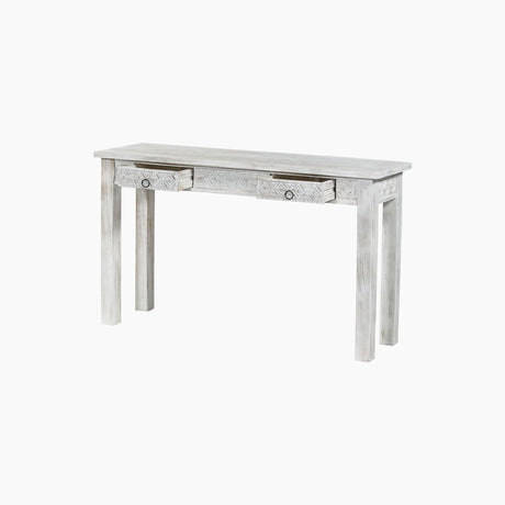 Freesia Rustic Two Drawer Console Table