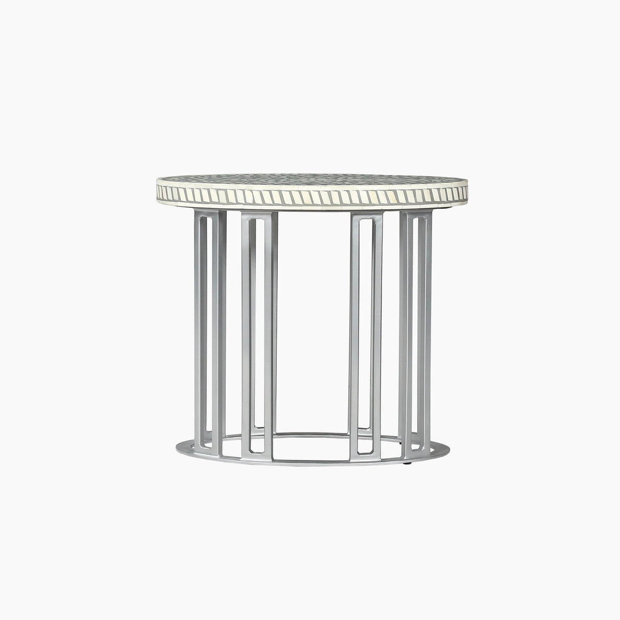 Viridia Bone Inlay End Table