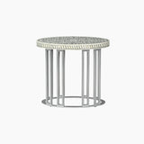 Viridia Bone Inlay End Table