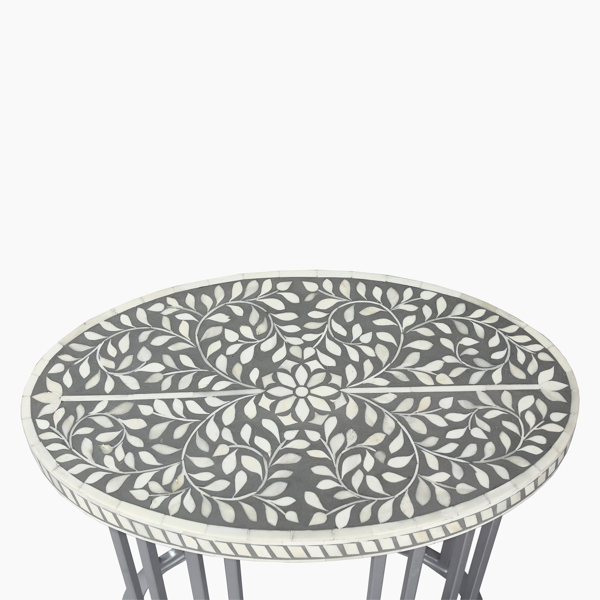 Viridia Bone Inlay End Table