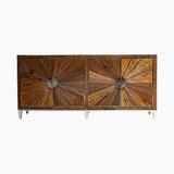 Ivy Rustic Reclaimed Wood Four Door Sideboard