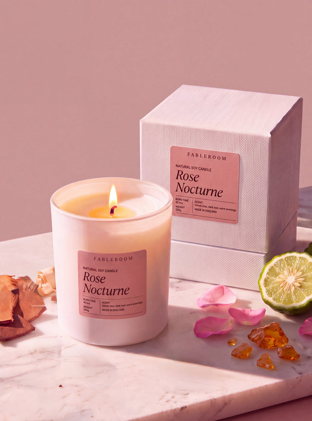 Rose Nocturne Soy Wax Candle