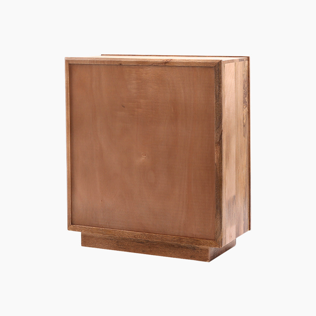 Liora Cut Work Wooden Three Chest of Drawers