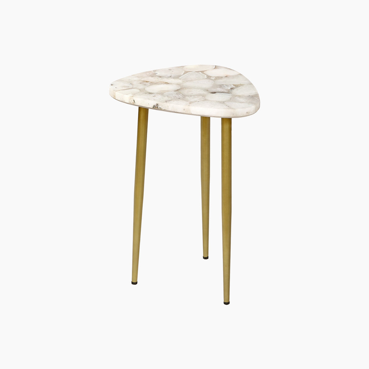 River White Agate End Table