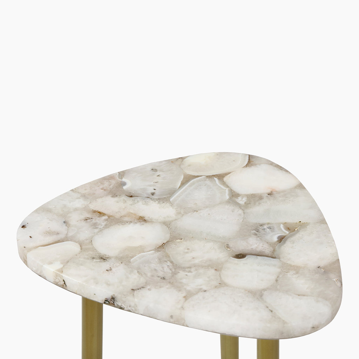 River White Agate End Table