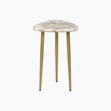 River White Agate End Table