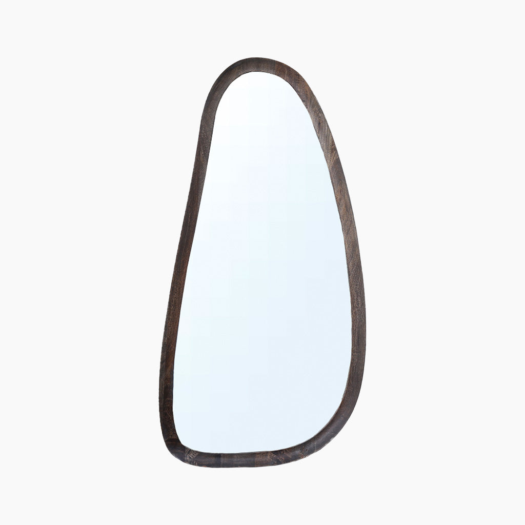 Rosalie Asymmetrical Wooden Mirror