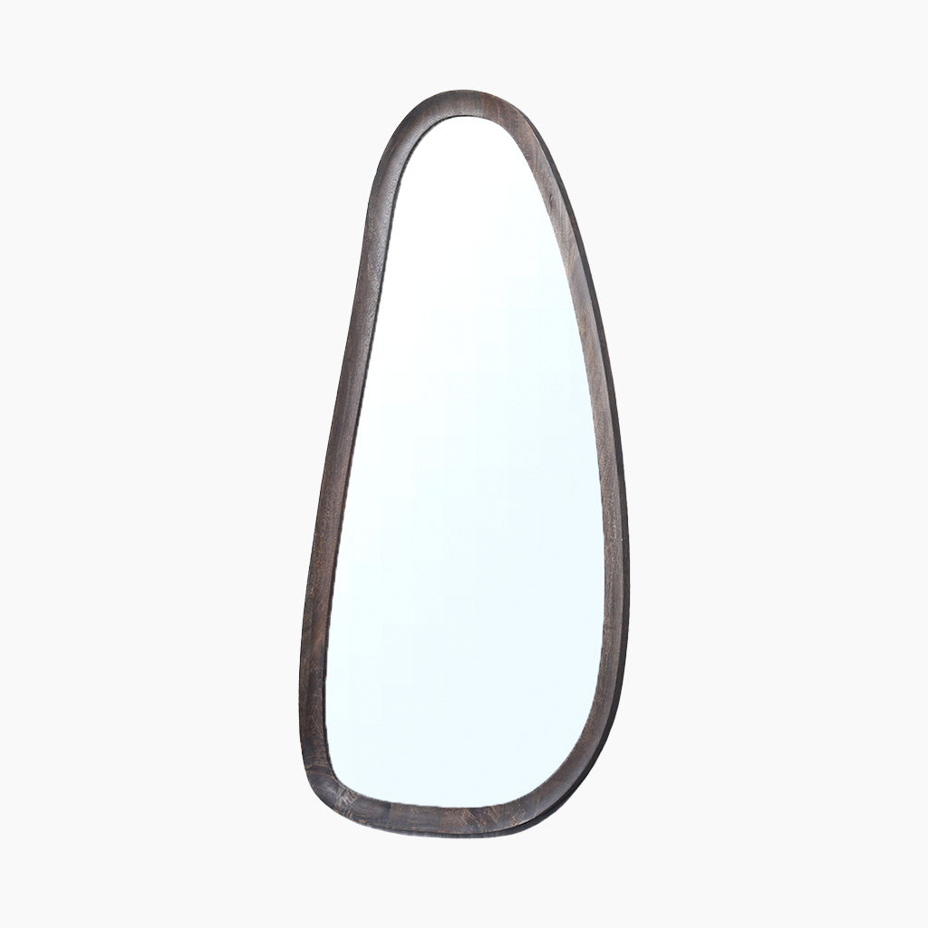 Rosalie Asymmetrical Wooden Mirror