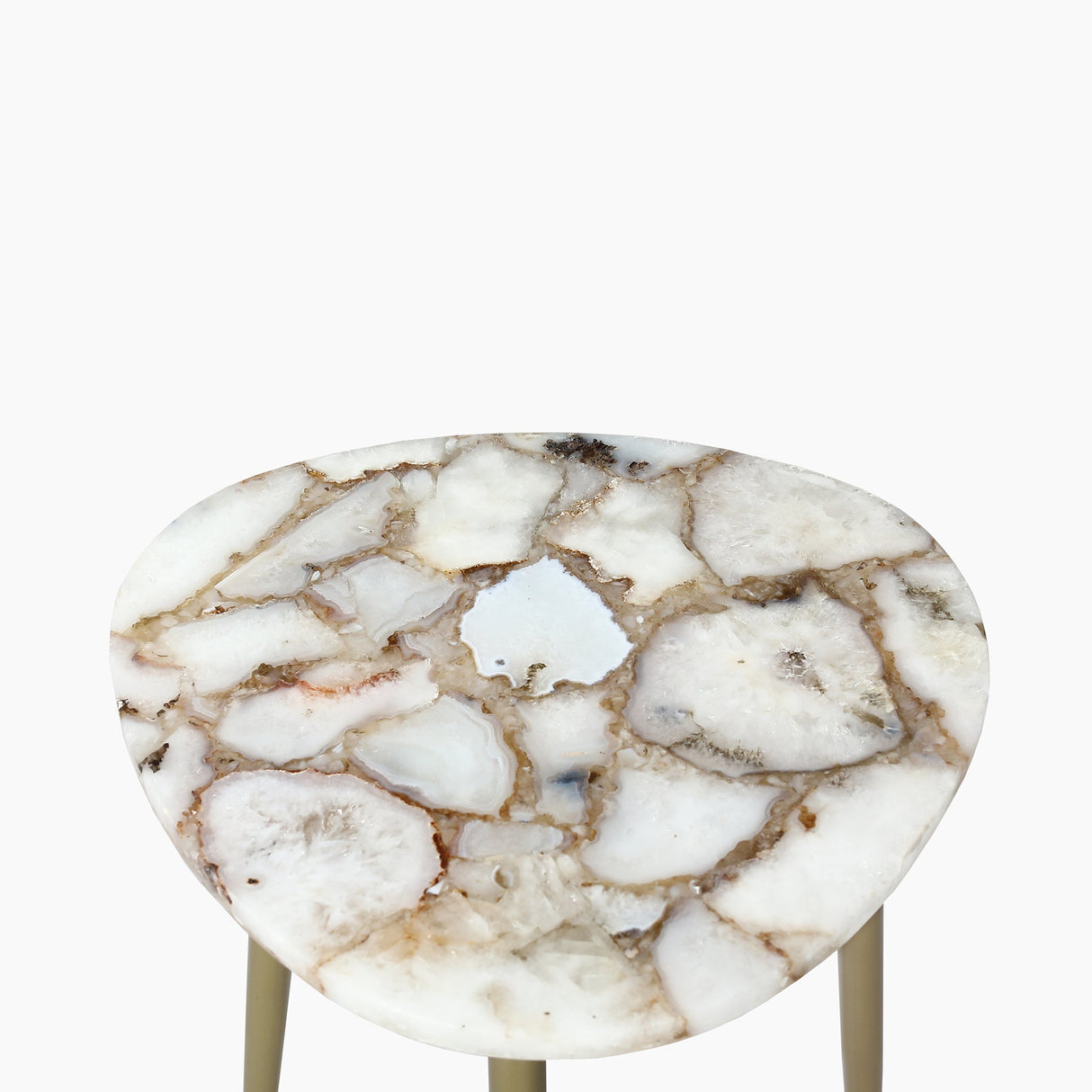 River Pearl Agate End Table