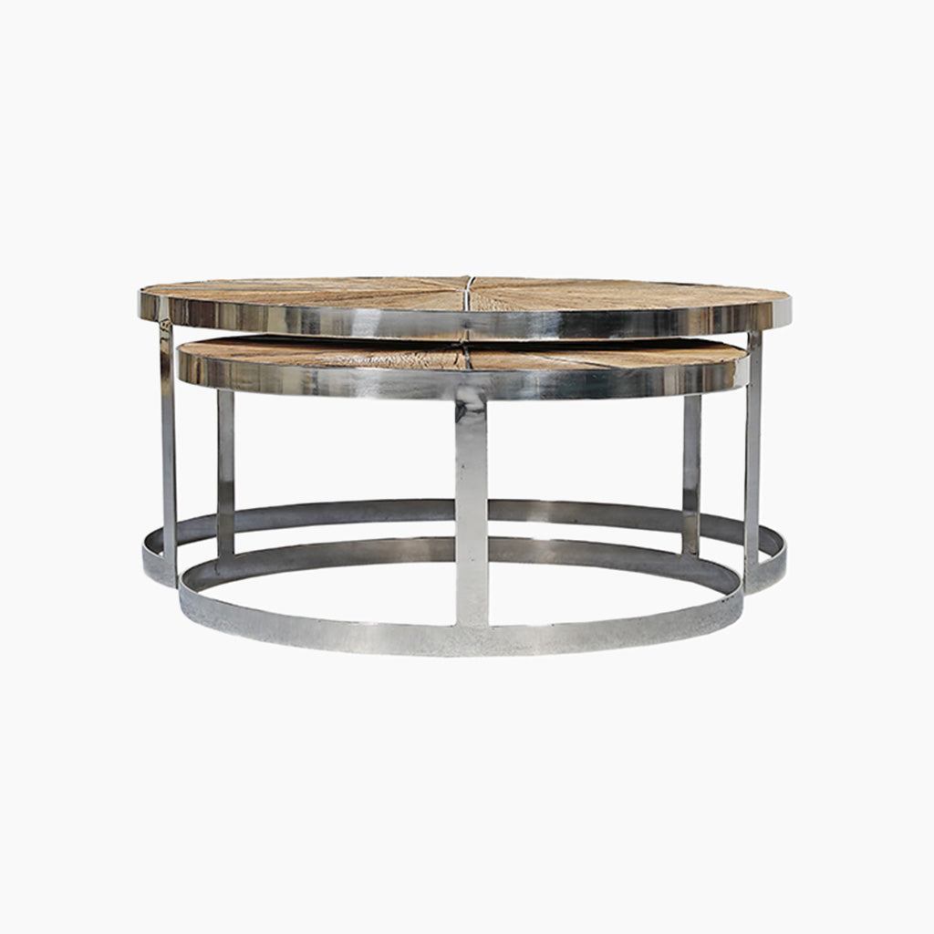 Amara Reclaimed Wood Nesting Coffee Tables