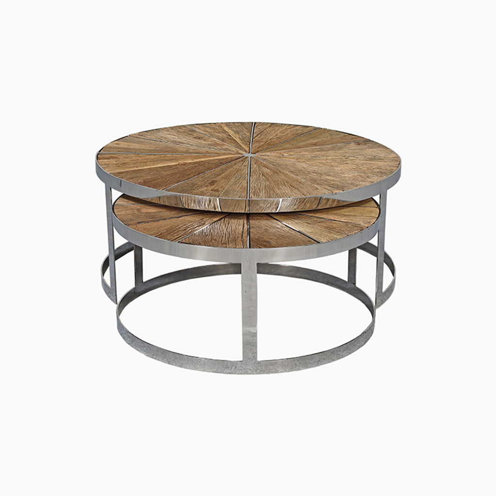 Amara Reclaimed Wood Nesting Coffee Tables