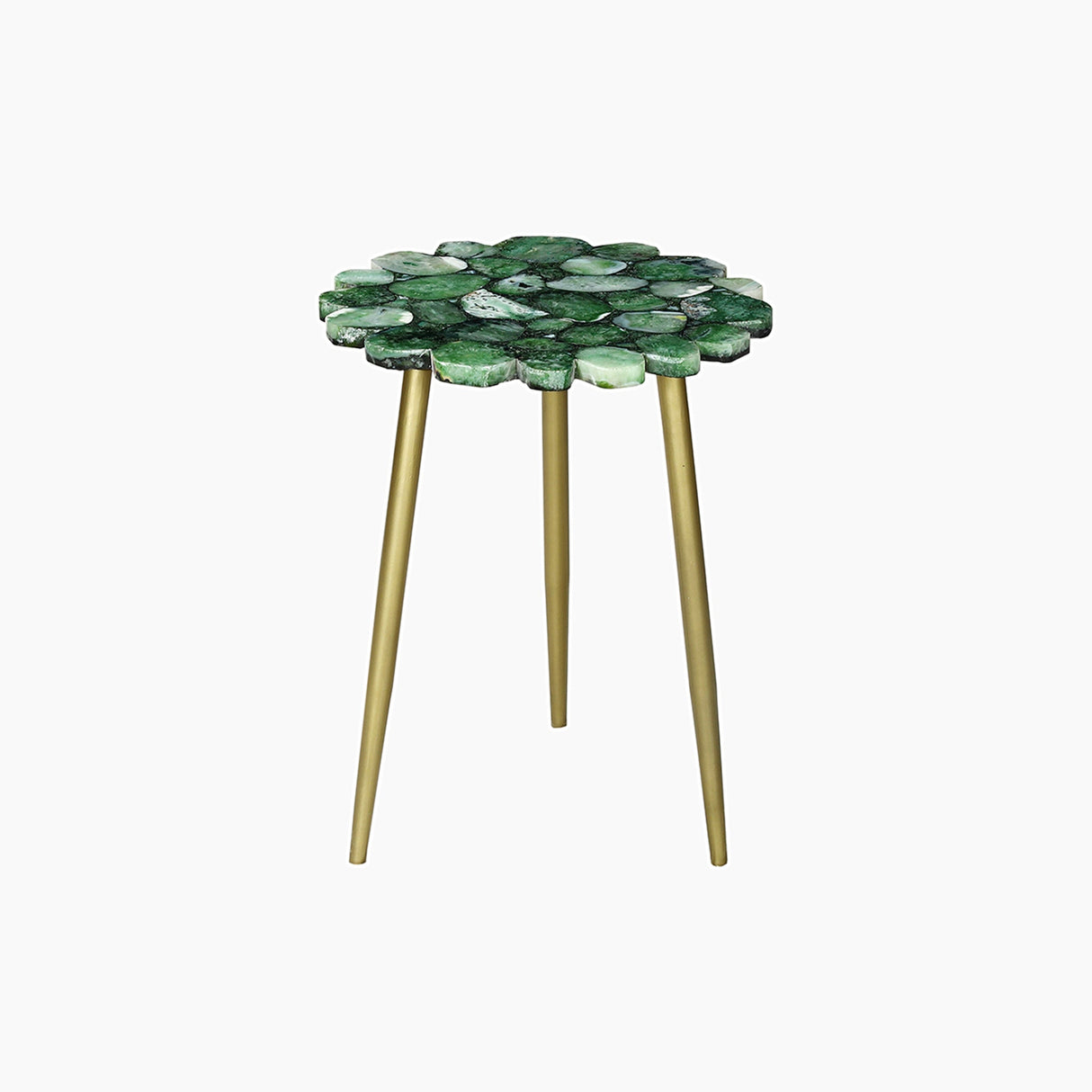 Astrid Green Agate End Table