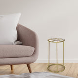 Nixie Natural Agate End Table