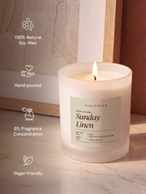 Sunday Linen Soy Wax Candle