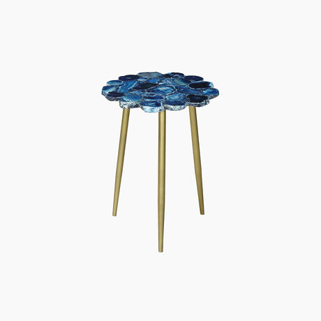 Astrid Blue Agate End Table