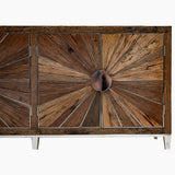 Ivy Rustic Reclaimed Wood Four Door Sideboard