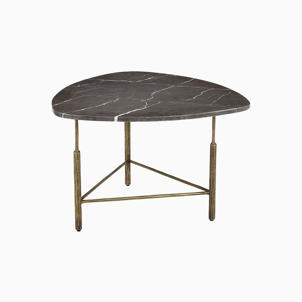 Zyana and Yang Marble Coffee Table Set of 2