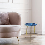 Astrid Blue Agate End Table