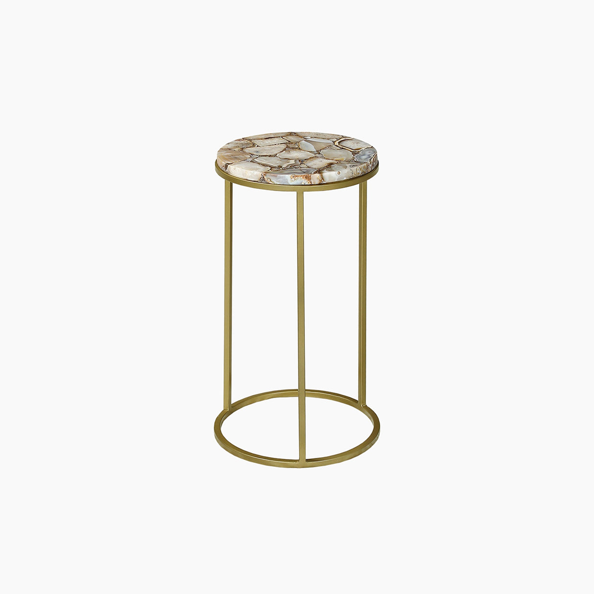 Nixie Natural Agate End Table