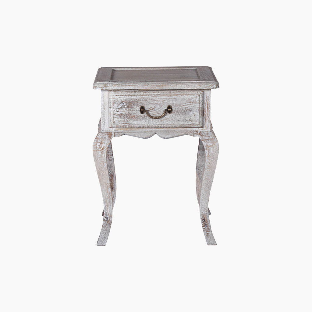 Avalon Grey Wooden Side Table