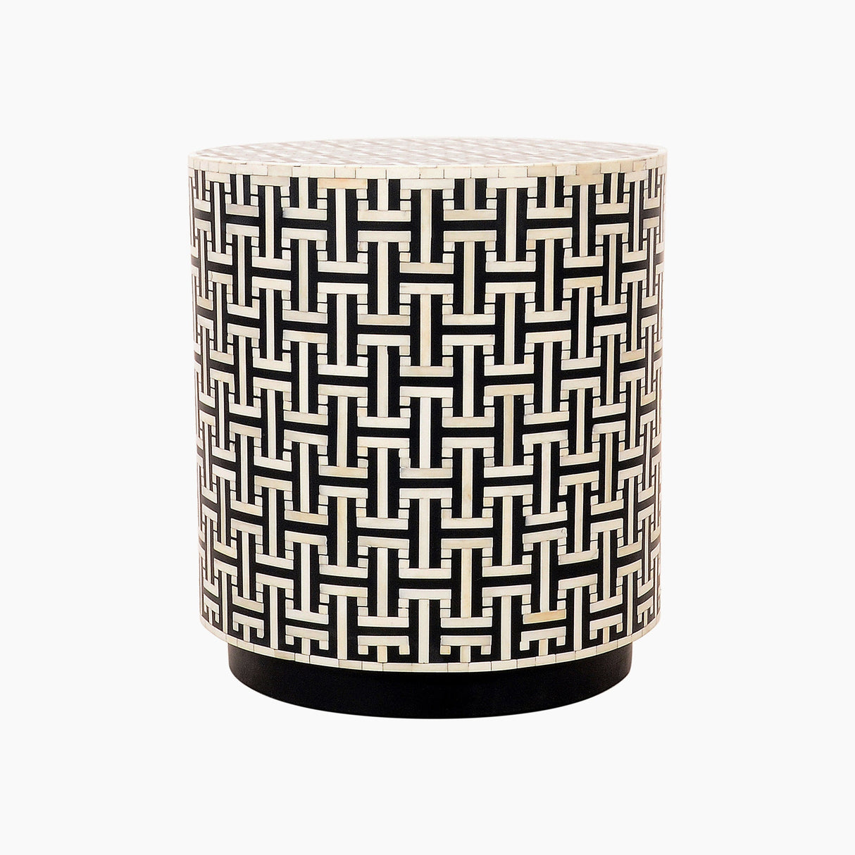 Finn Bone Inlay End Table