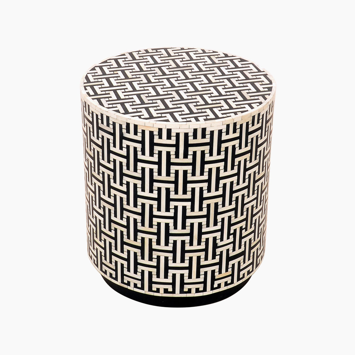 Finn Bone Inlay End Table