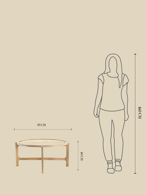Lisa Mango Wood Coffee Table